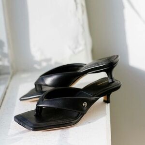 Like New Anine Bing Viola Sandals in Black Size 39